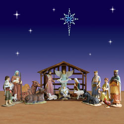 Life Size Creche Scene