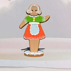 Outdoor Gingerbread woman