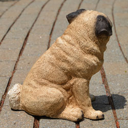 Outdoor dog statue